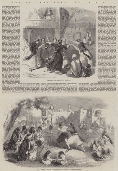 Paasspelen in Syrië door Joseph Austin Benwell